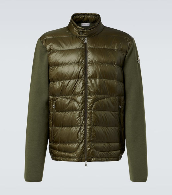 Moncler Archivio wool-trimmed cardigan