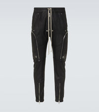 Rick Owens Bauhaus leather cargo pants