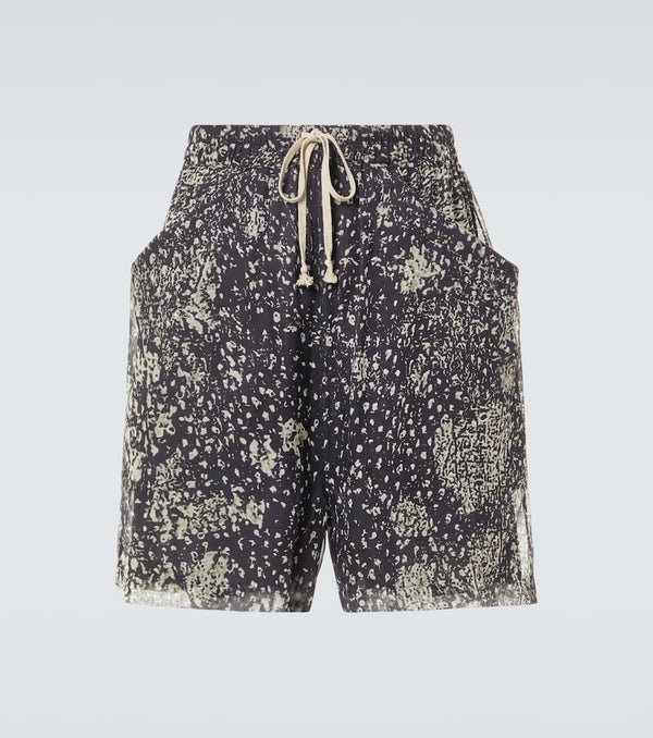 Rick Owens Lido silk shorts