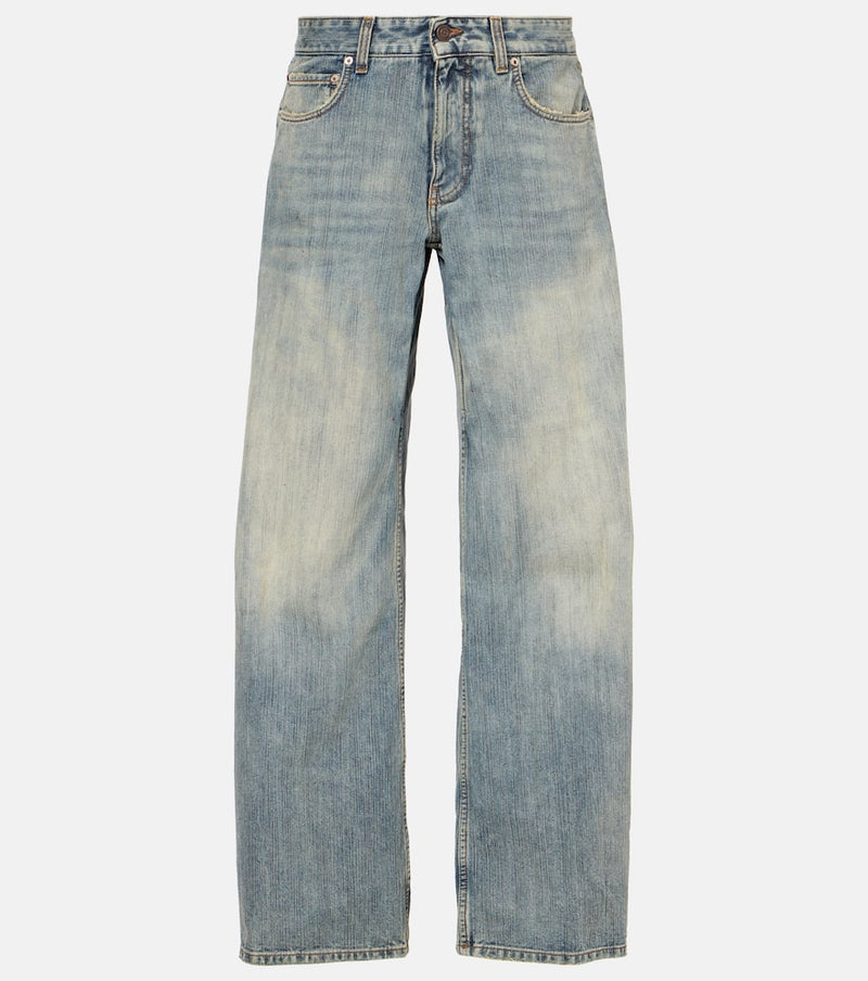 Balenciaga Mid-rise wide-leg jeans