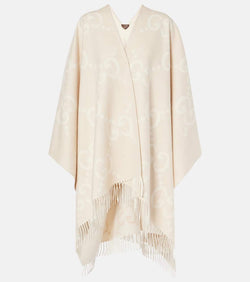 Gucci GG reversible cashmere cape