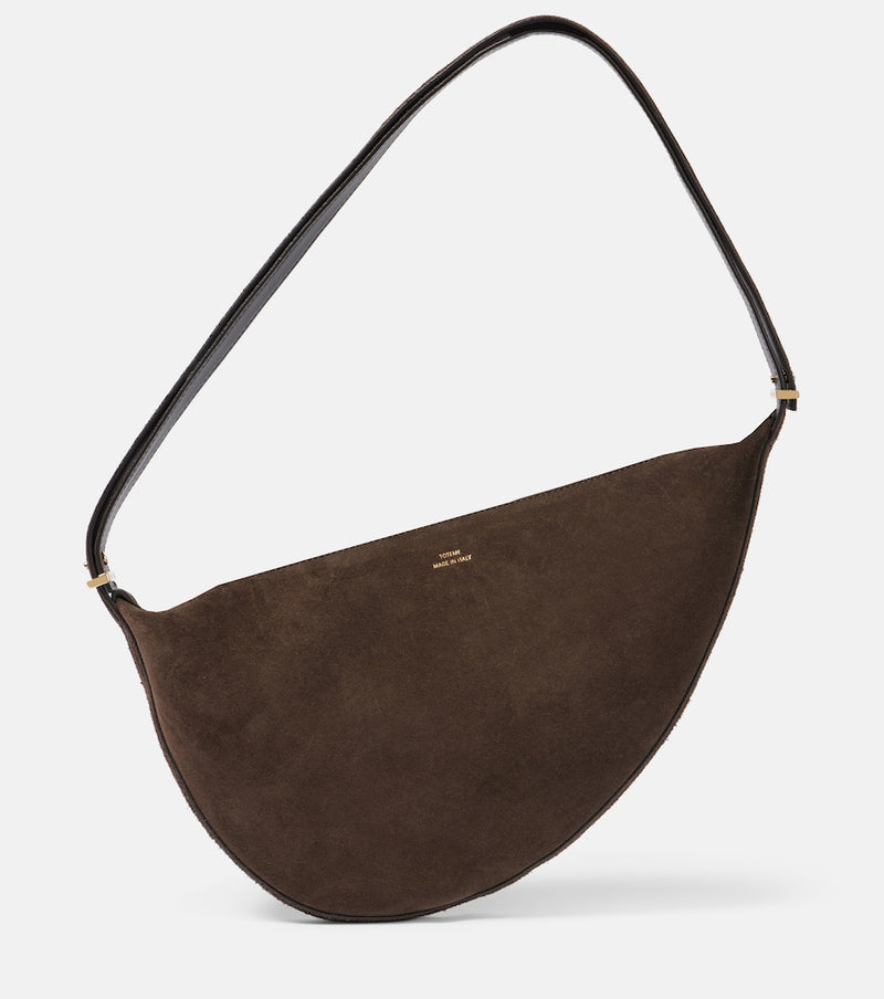 Toteme Scooped suede shoulder bag