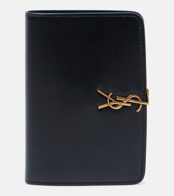 Saint Laurent Voltaire Cassandre leather card holder