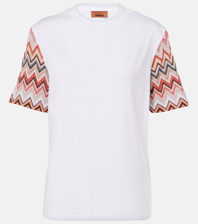 Missoni Embroidered cotton T-shirt