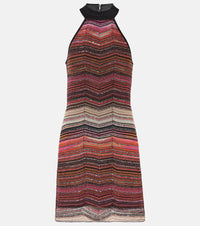 Missoni Zig Zag metallic minidress