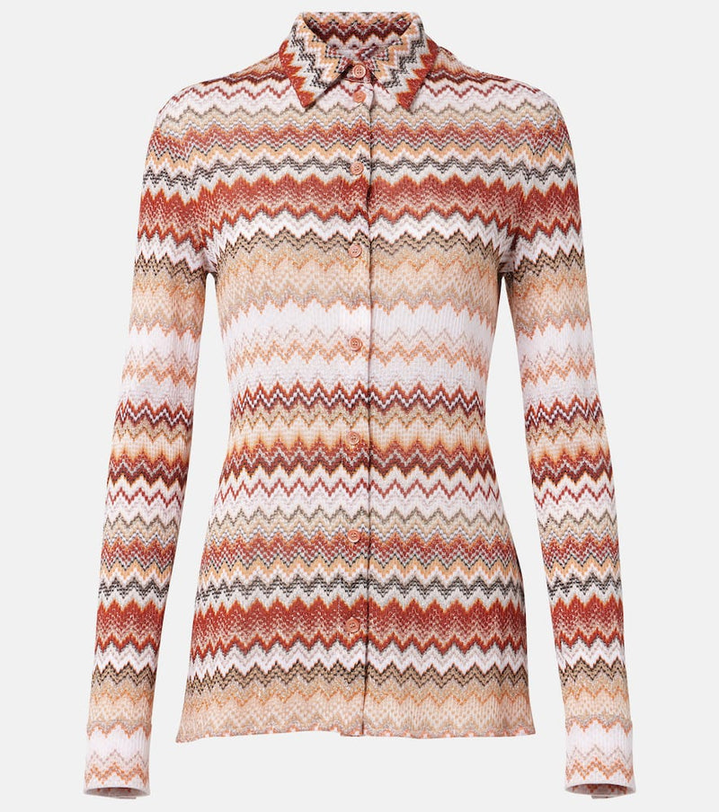 Missoni Zigzag lame shirt
