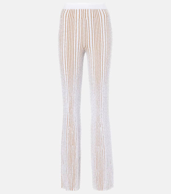 Missoni Sequined high-rise flared pants