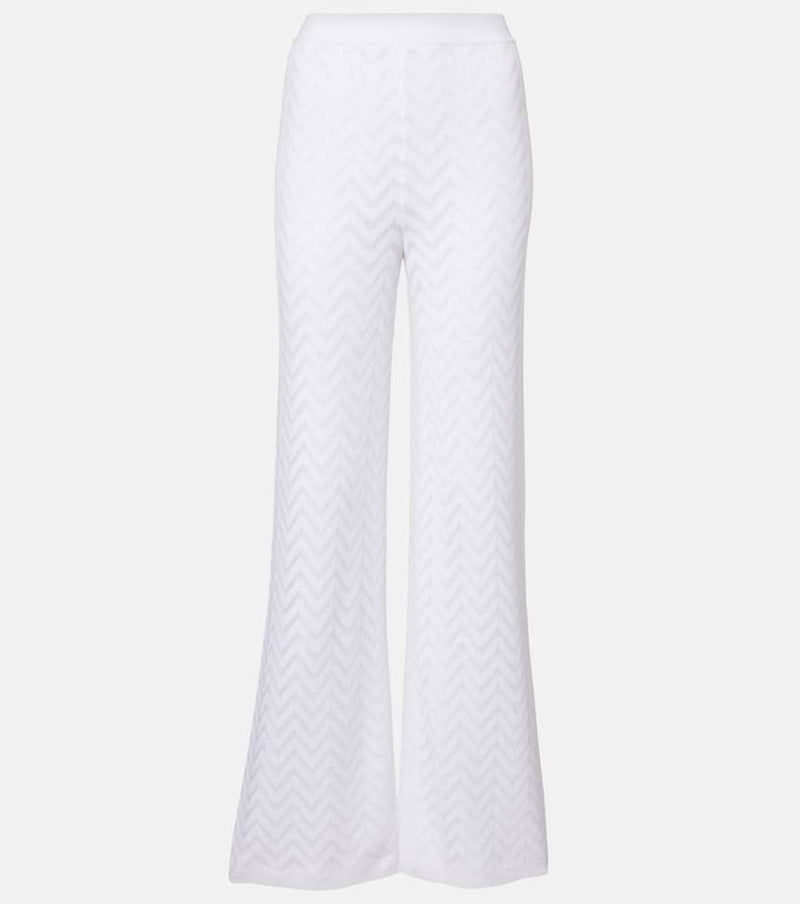 Missoni Cotton-blend wide-leg pants