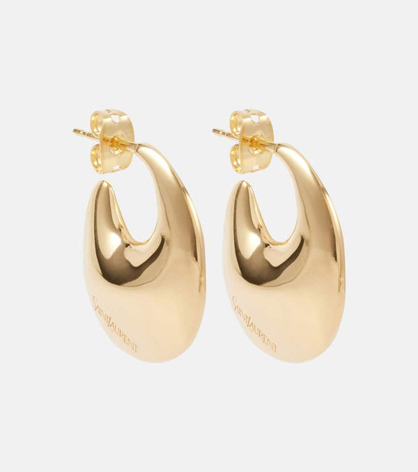 Saint Laurent Teardrop hoop earrings