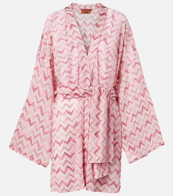 Missoni Zigzag lamé robe