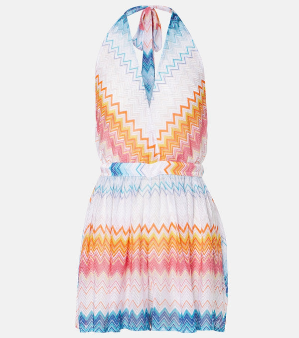 Missoni Zigzag halterneck romper