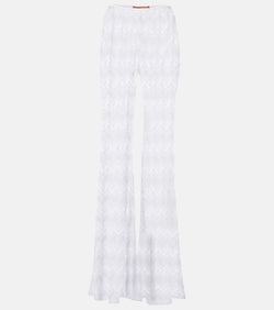 Missoni Zigzag lamé wide-leg pants