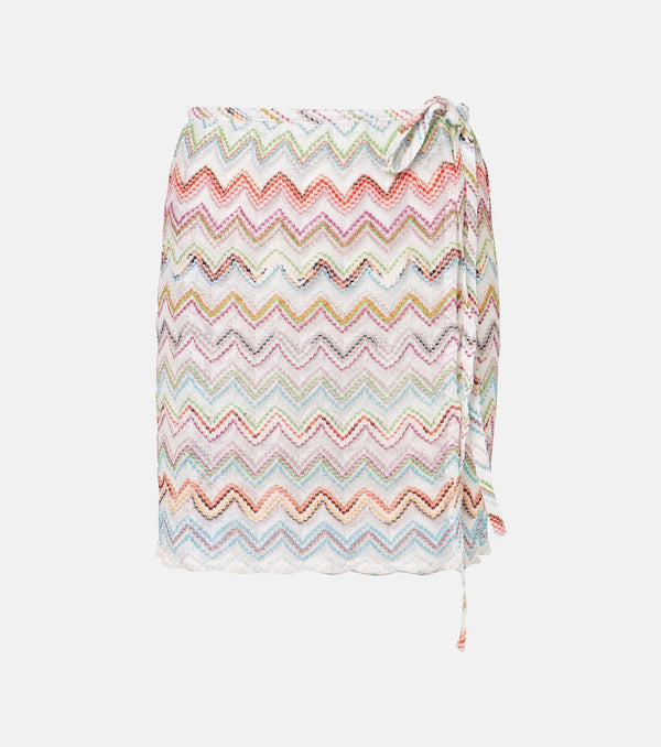 Missoni Zigzag lamé beach cover-up