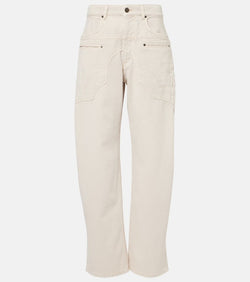 Isabel Marant Beryl high-rise wide-leg jeans