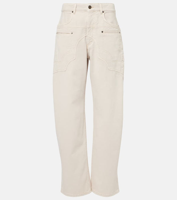 Isabel Marant Beryl high-rise wide-leg jeans