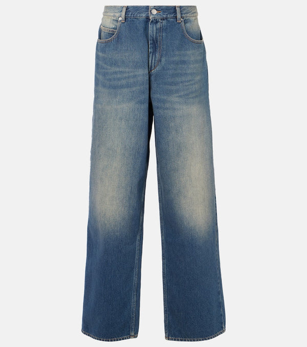 Isabel Marant Joanny mid-rise wide-leg jeans