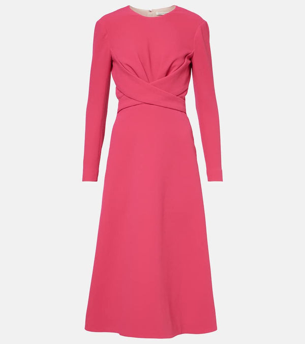 Emilia Wickstead Elta crêpe midi dress