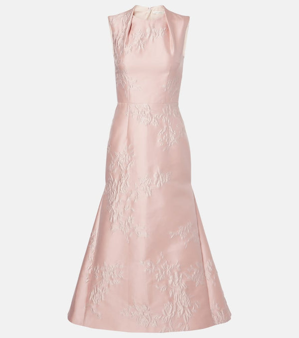 Emilia Wickstead Kissa floral jacquard cocktail dress