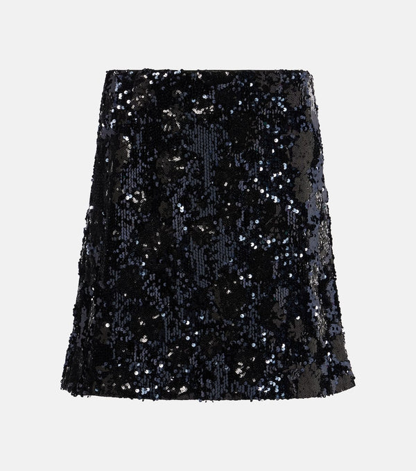 Dorothee Schumacher Floral sequined miniskirt