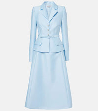 Self-Portrait Crepe midi dress