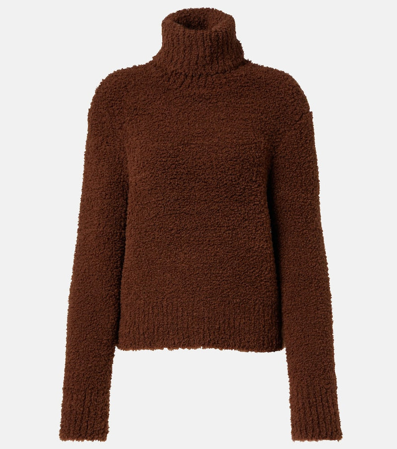 Self-Portrait Wool-blend turtleneck sweater