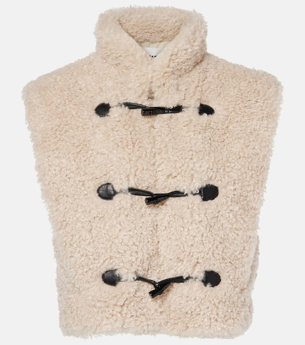 Marant Etoile Alisa faux fur vest