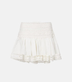 Marant Etoile Violanaga linen and cotton midi skirt