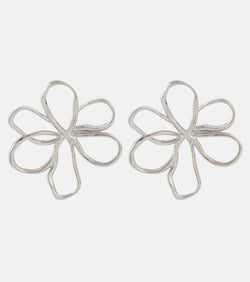 Oscar de la Renta Threaded Flower Small earrings