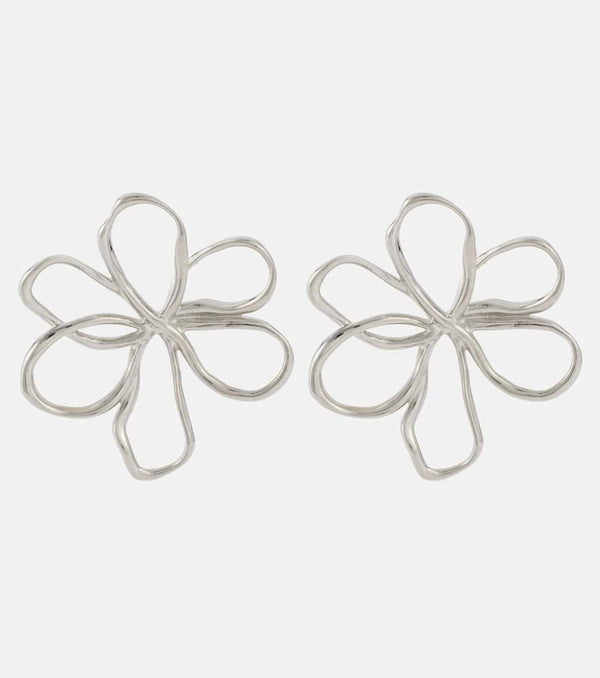 Oscar de la Renta Threaded Flower Small earrings