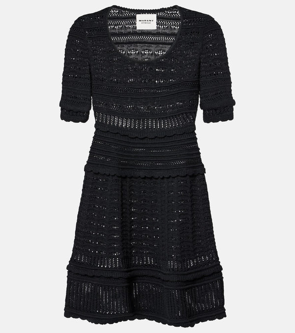 Marant Etoile Abril knitted cotton minidress