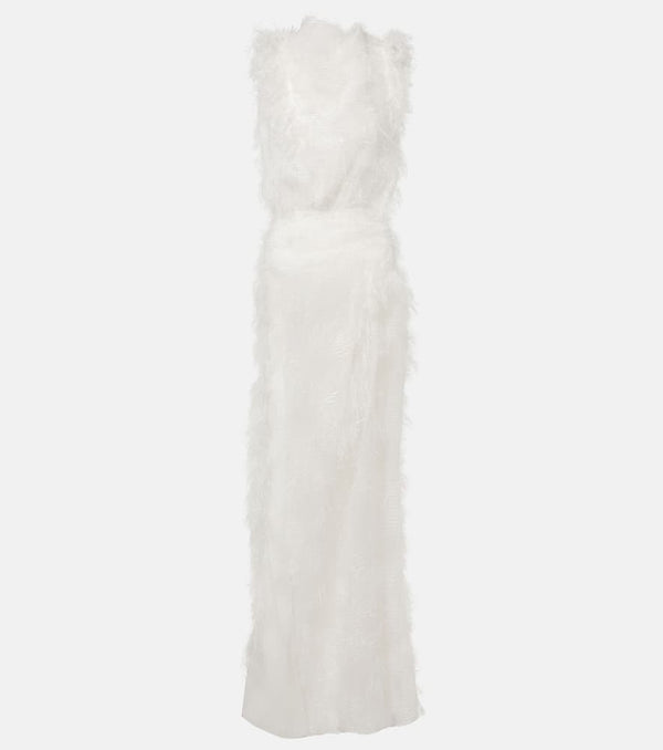 Maticevski Alabaster silk-blend gown