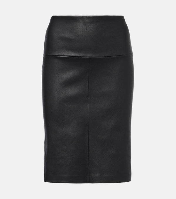 Stouls Gina 25 leather midi skirt