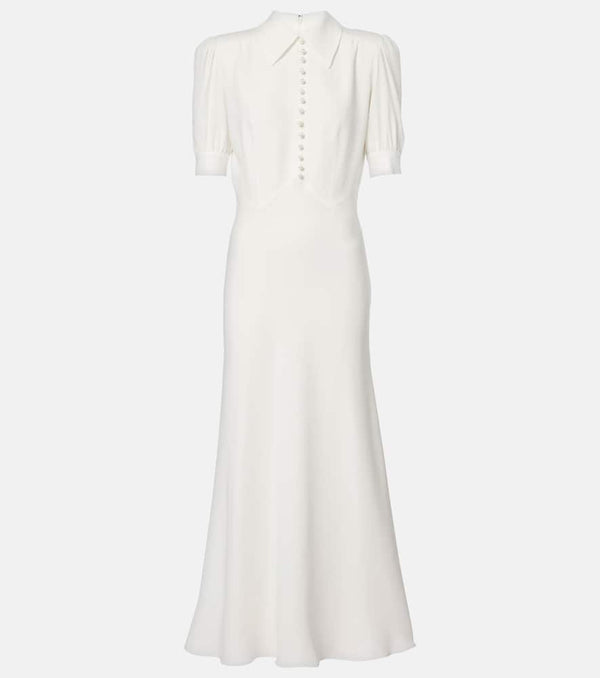 Alessandra Rich Satin midi dress