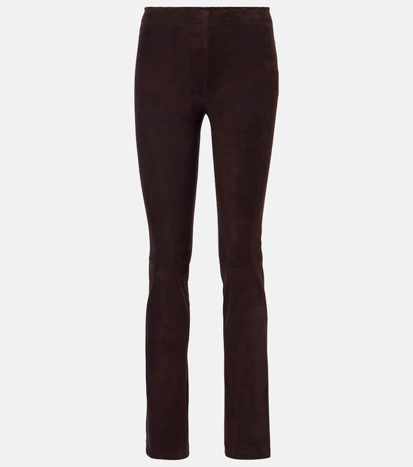 Stouls JP Long suede flared pants