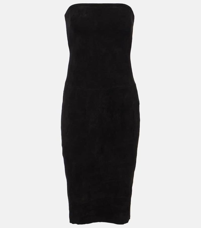 Stouls Monica suede midi dress