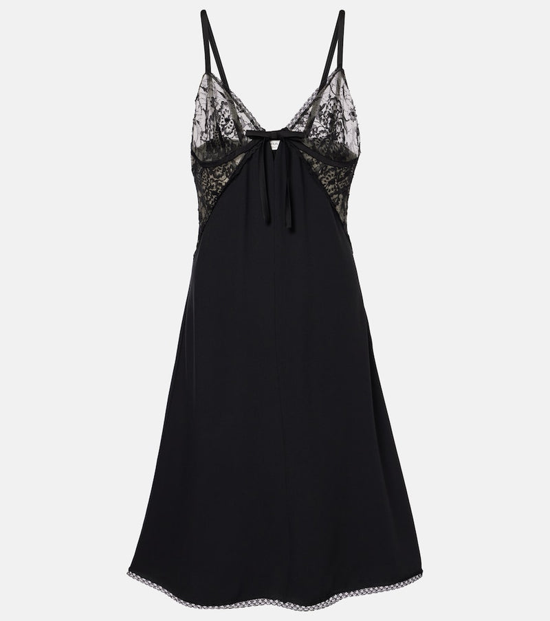 Alessandra Rich Satin slip dress