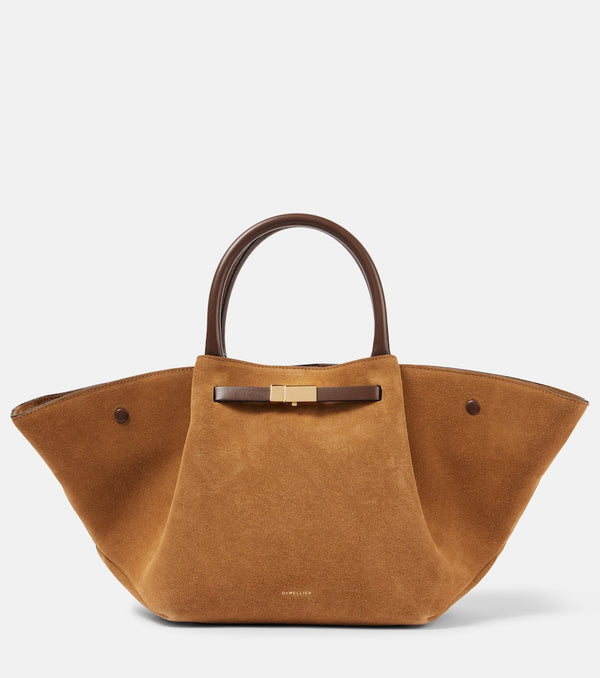 DeMellier New York Midi suede tote bag