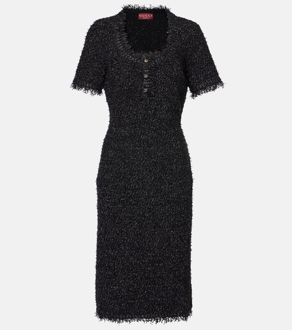 Gucci Lamé midi dress