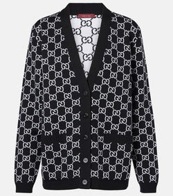 Gucci GG wool-blend jacquard cardigan