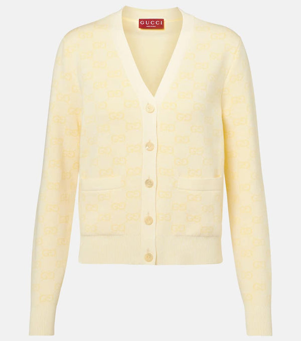 Gucci GG cotton jacquard cardigan