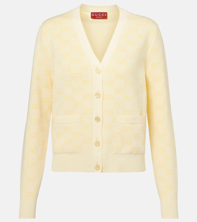 Gucci GG cotton jacquard cardigan