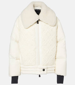 Moncler Grenoble Risoul embossed quilted down ski jacket