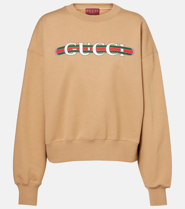 Gucci Logo cotton jersey sweatshirt