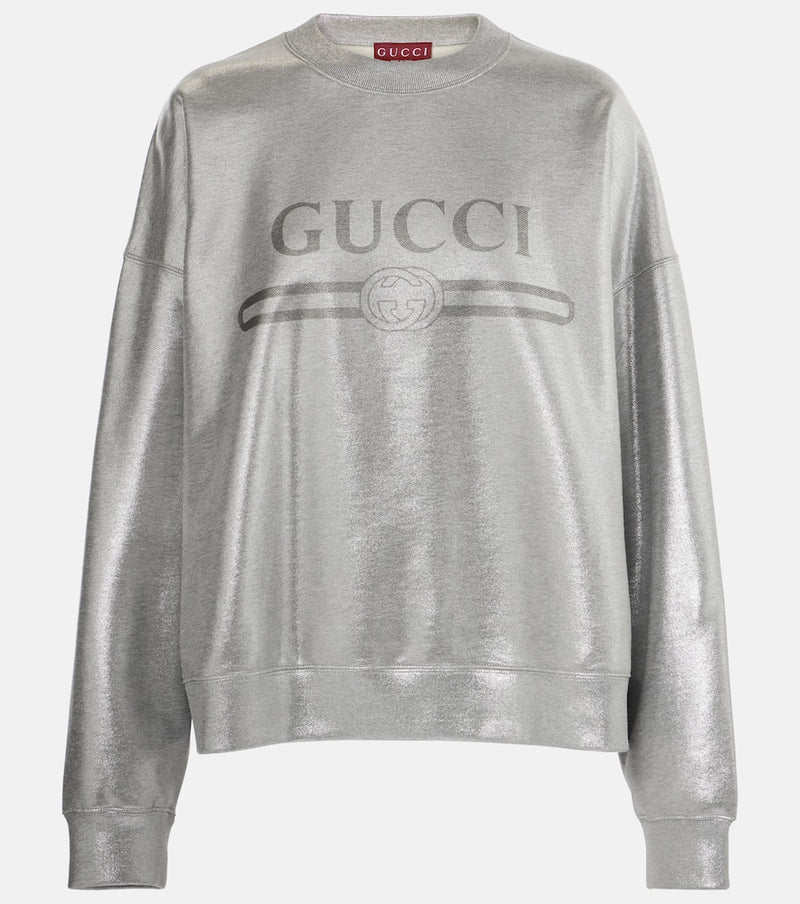 Gucci Logo cotton jersey sweatshirt