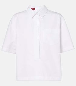 Gucci Embossed cotton poplin shirt