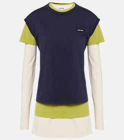 Miu Miu Set of 3 cotton jersey T-shirts