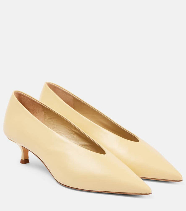 Le Monde Béryl Babouche leather pumps