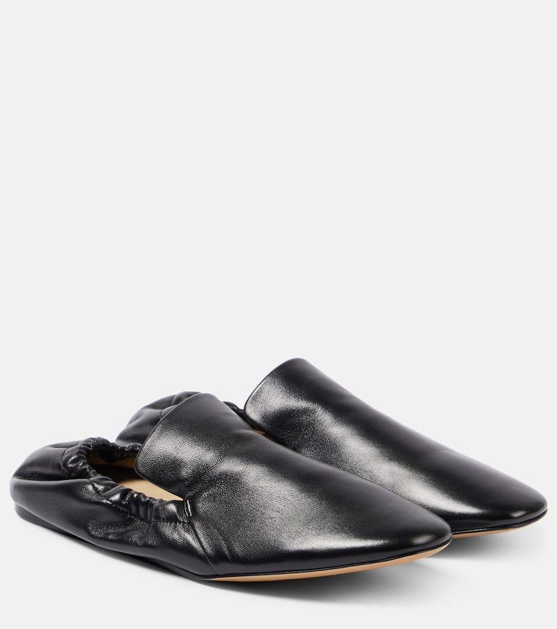 Le Monde Beryl Mocassino leather loafers