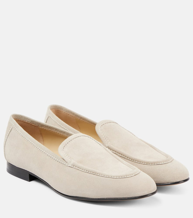 Le Monde Béryl Le Monde Beryl Lo Boy Suede Loafers Grey