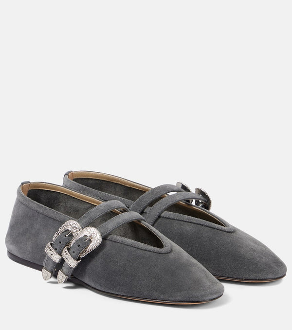 Le Monde Béryl Claudia suede ballet flats